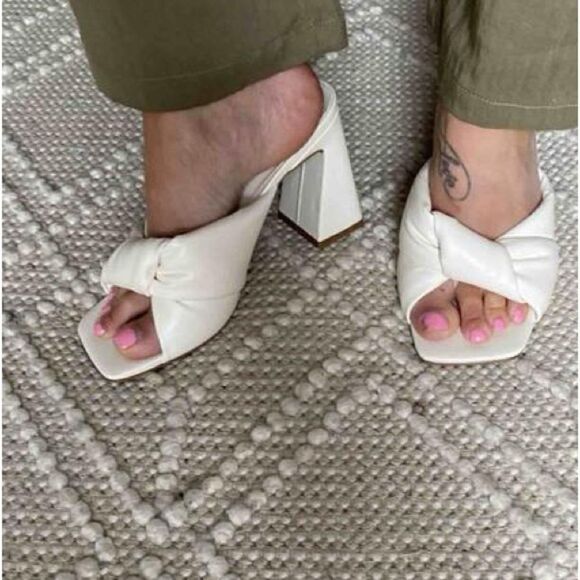 Open Edit Saydee Sandal, Color Nude Cream - Picture 14 of 14